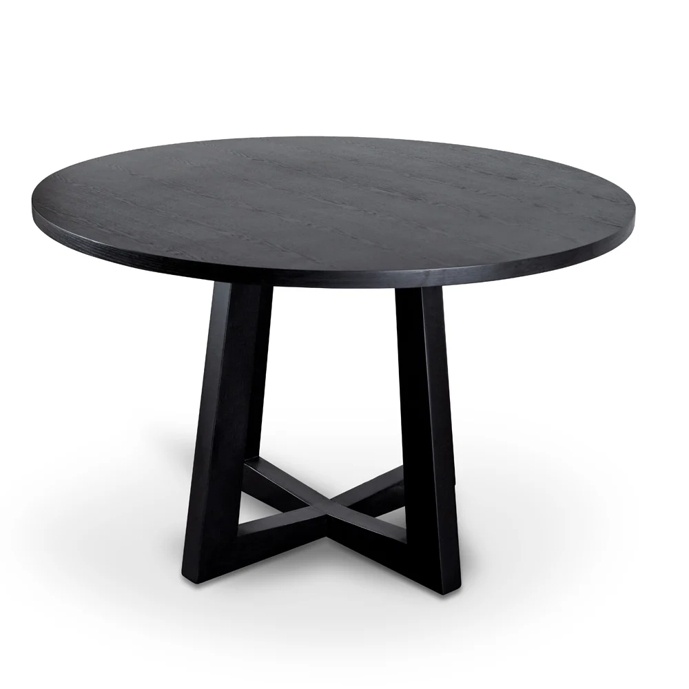 CDT587-SD 1.2m Dining Table - Black - Image 3