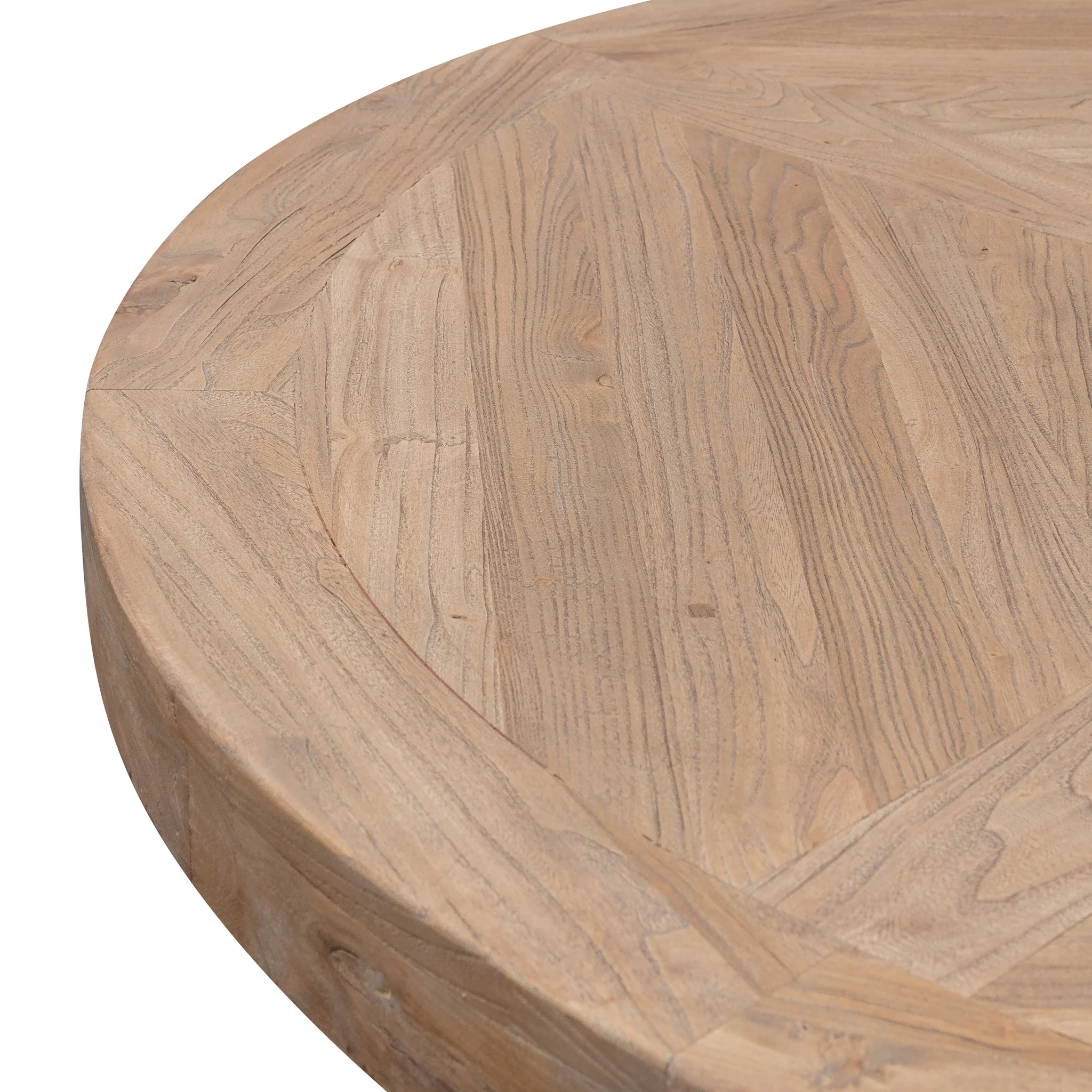 CDT6067 1.4m Natural Round Dining Table - Black Base - Image 3