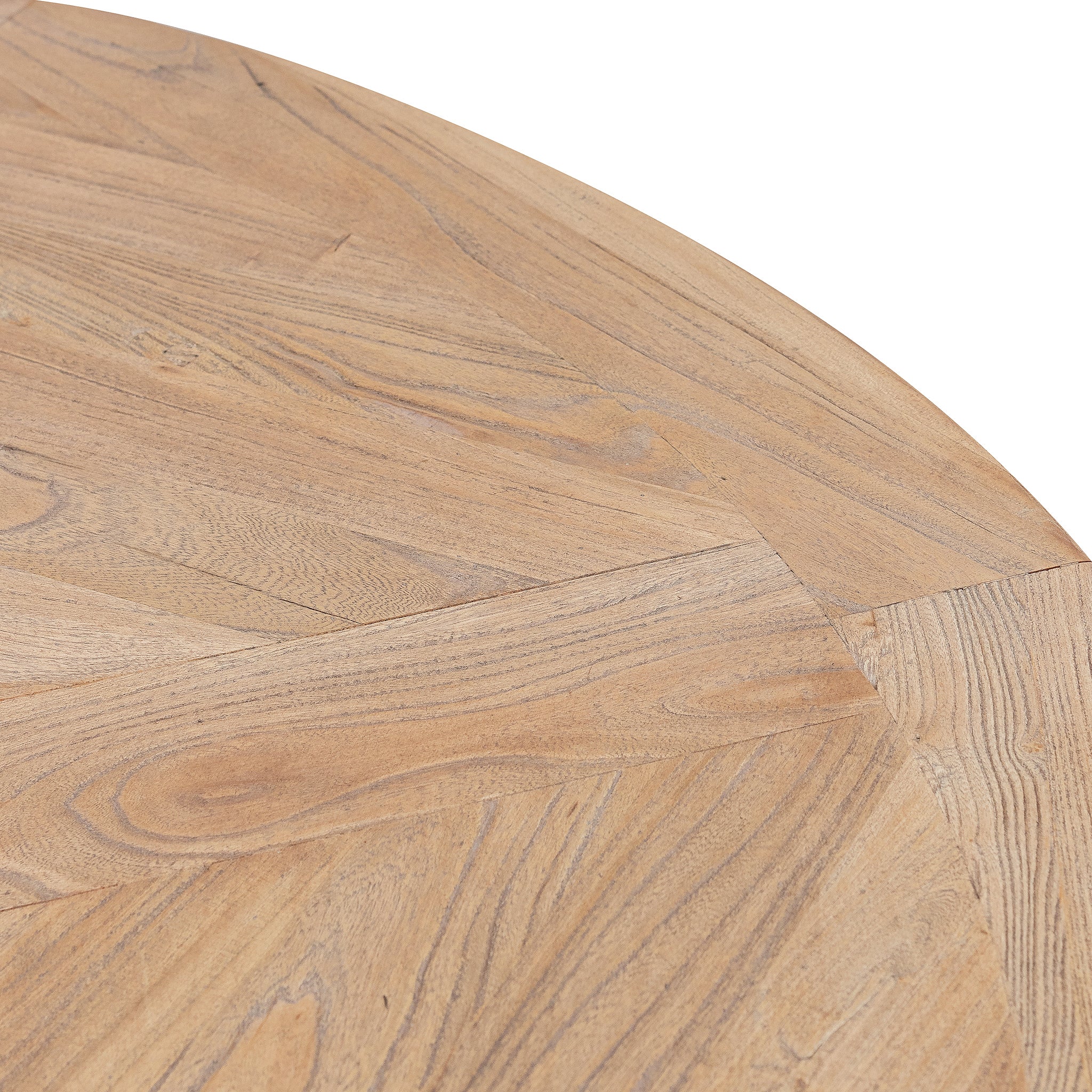 CDT6067 1.4m Natural Round Dining Table - Black Base - Image 4