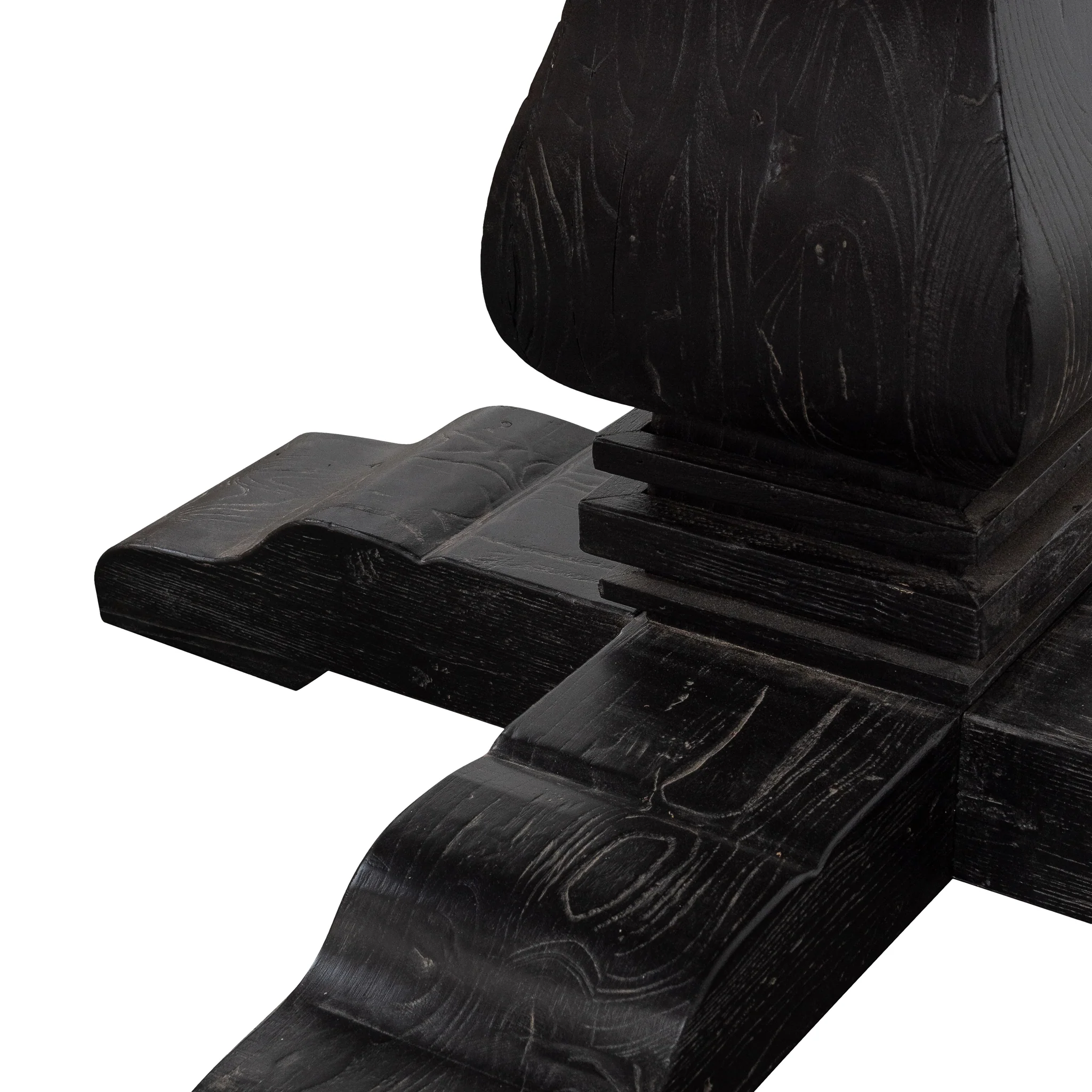 CDT6067 1.4m Natural Round Dining Table - Black Base - Image 6
