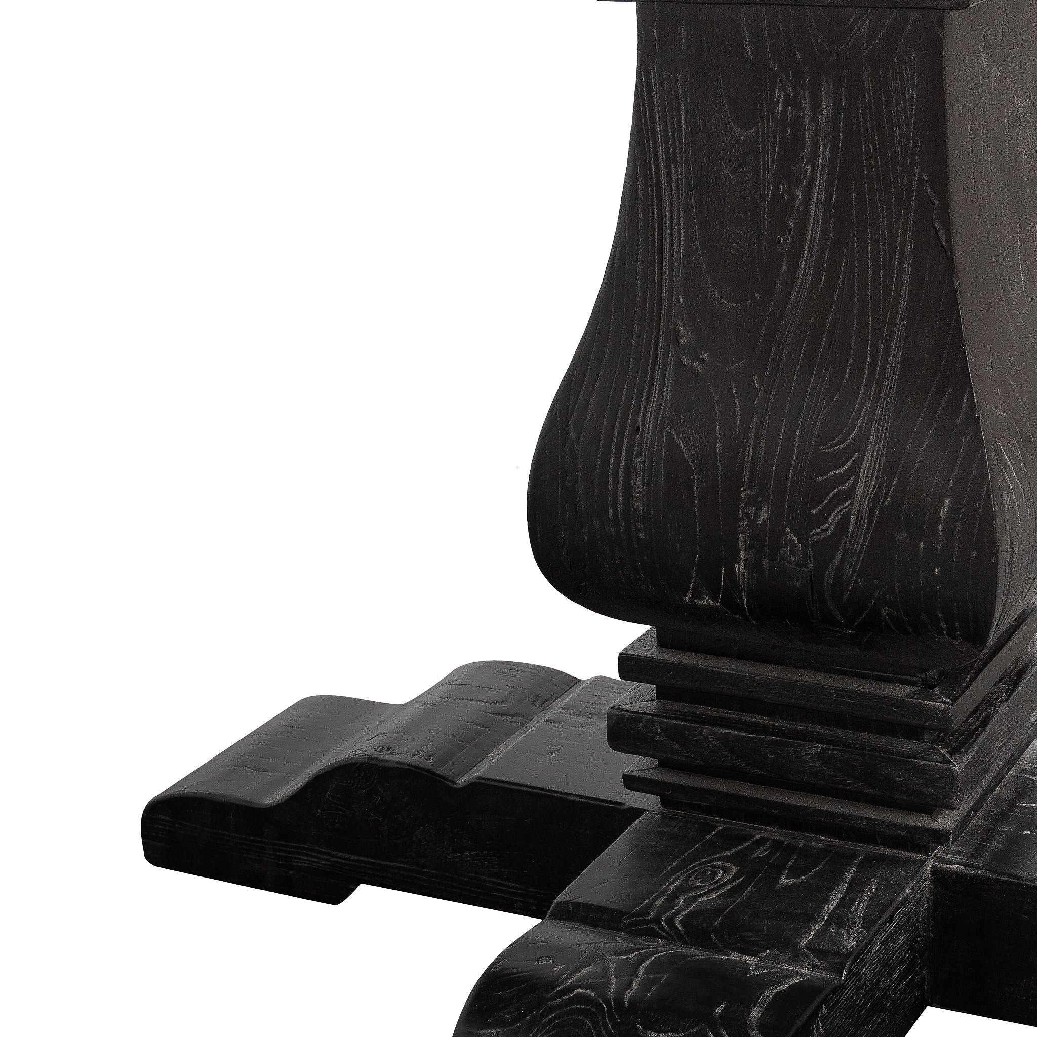 CDT6067 1.4m Natural Round Dining Table - Black Base - Image 8