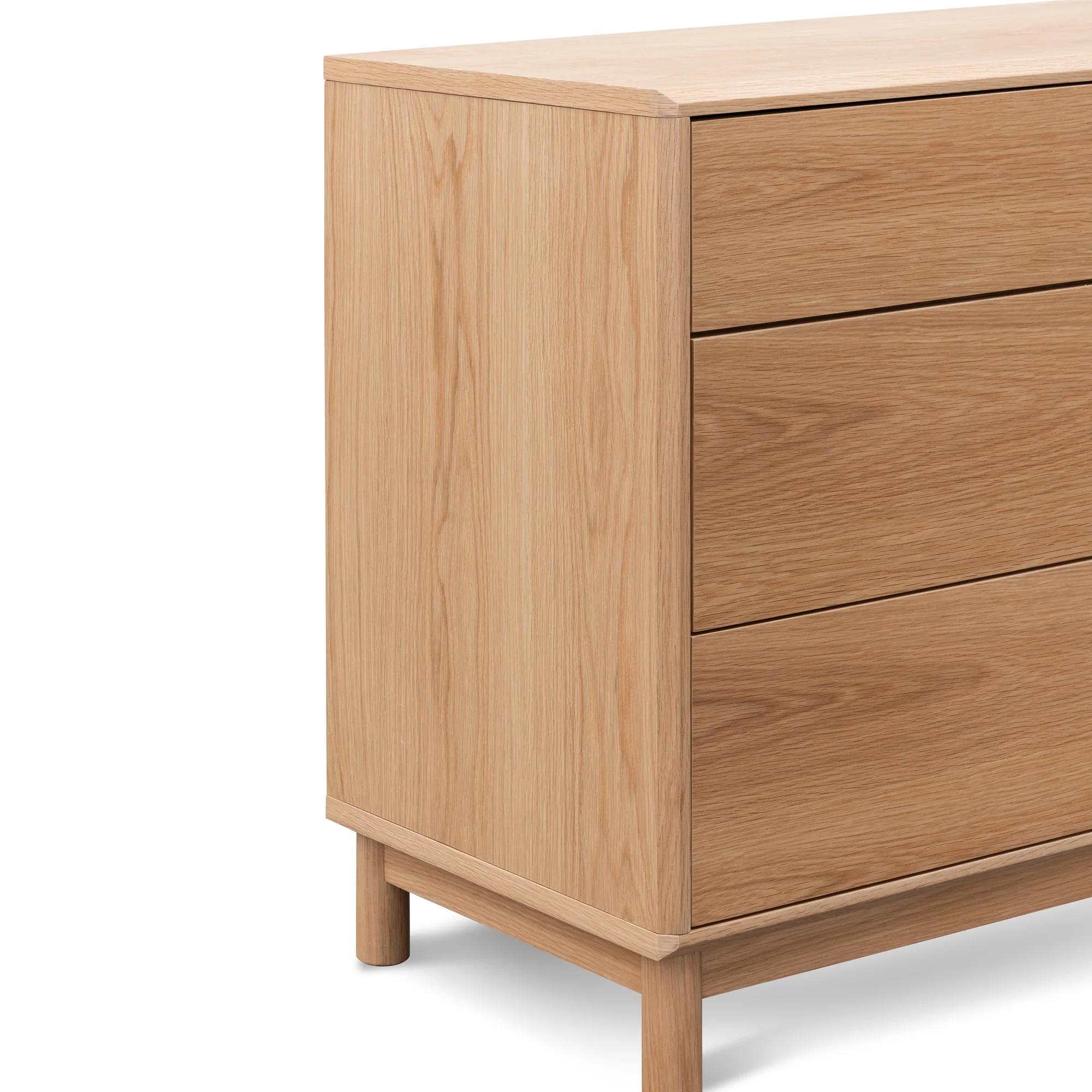 CDT6088-CN 3 Drawers Dresser Unit - Natural Oak - Image 9