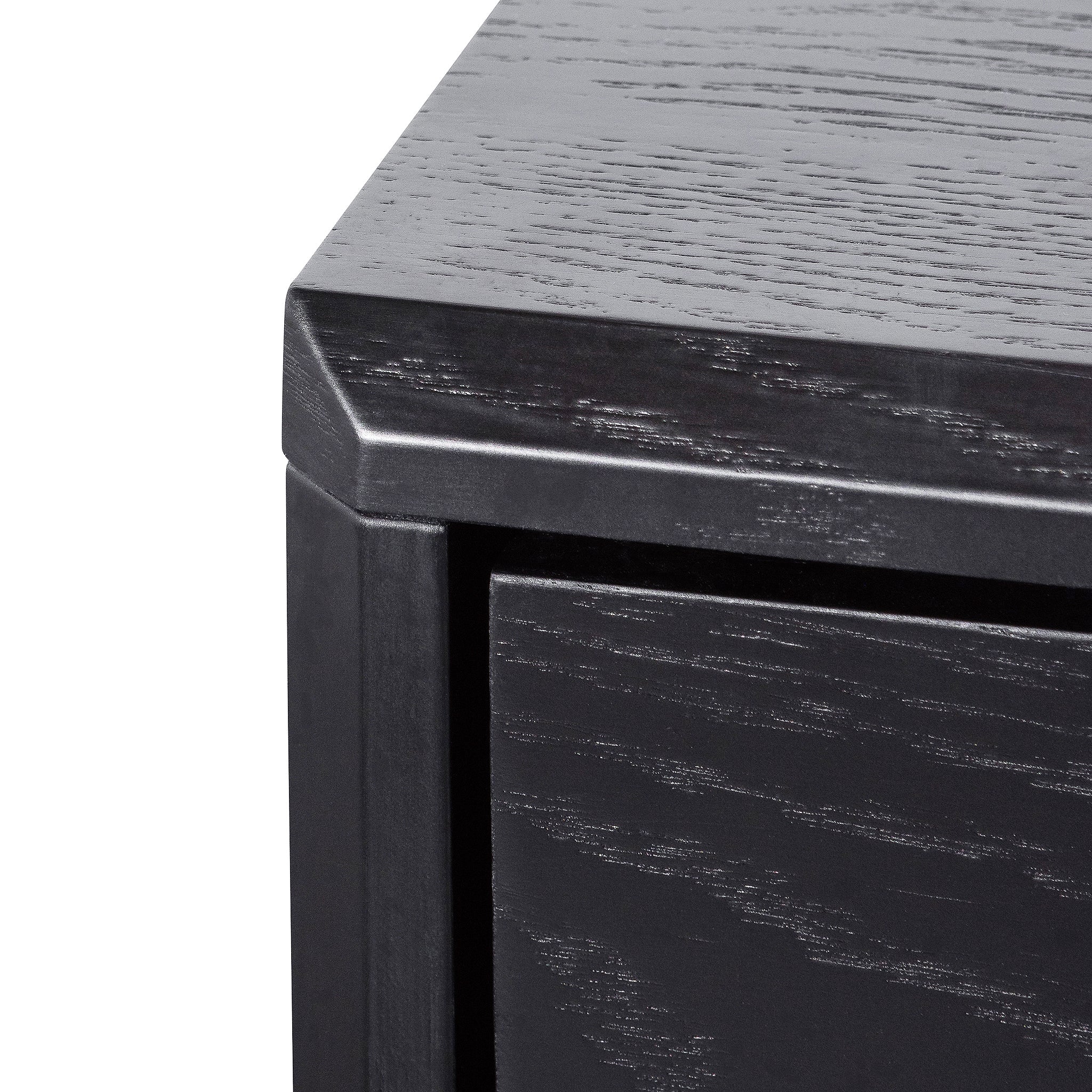 CDT6199-CN 3 Drawers Dresser Unit - Black Oak - Image 8