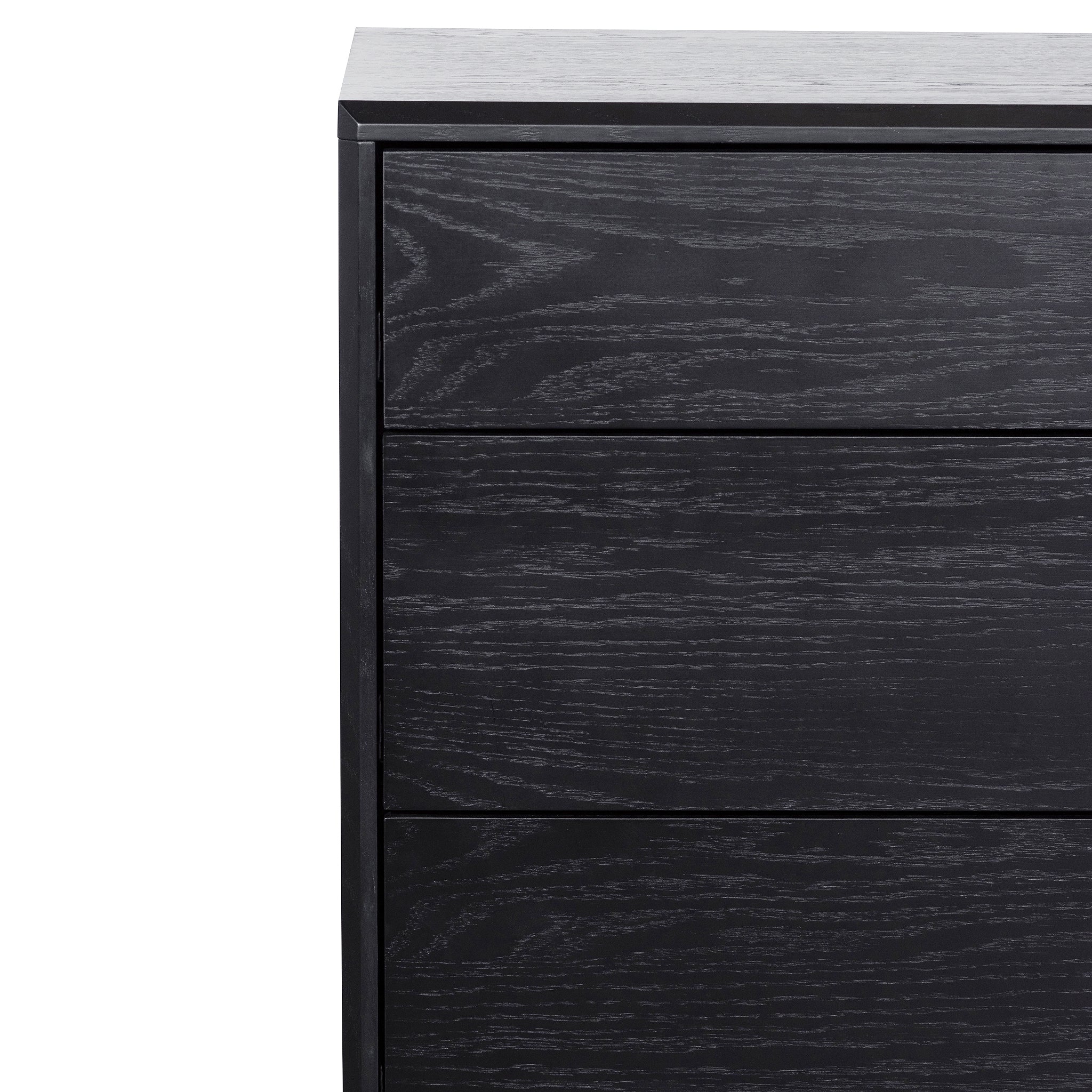CDT6199-CN 3 Drawers Dresser Unit - Black Oak - Image 9
