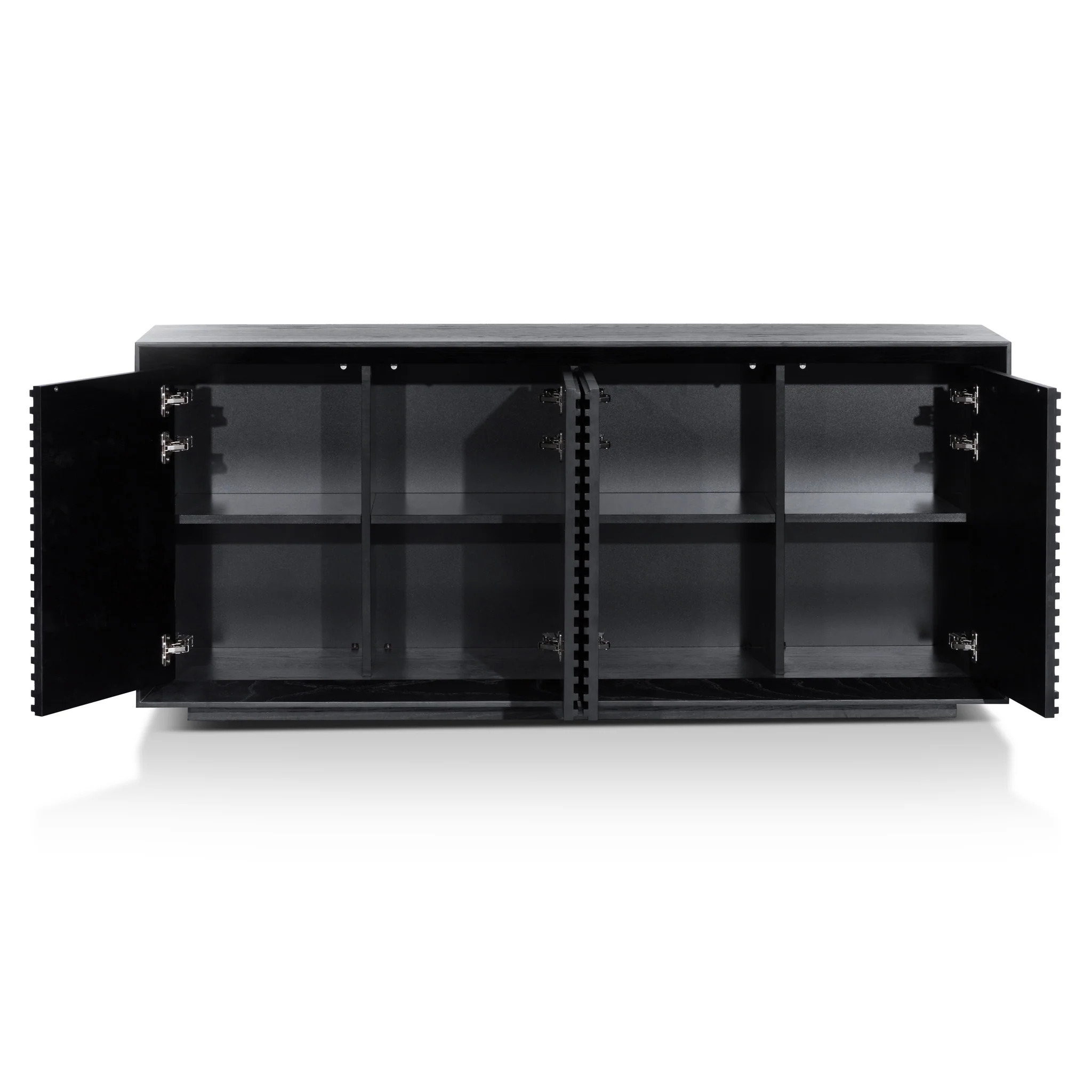 CDT6202-CN 1.8m Wooden Sideboard - Black Oak - Last one - Image 4