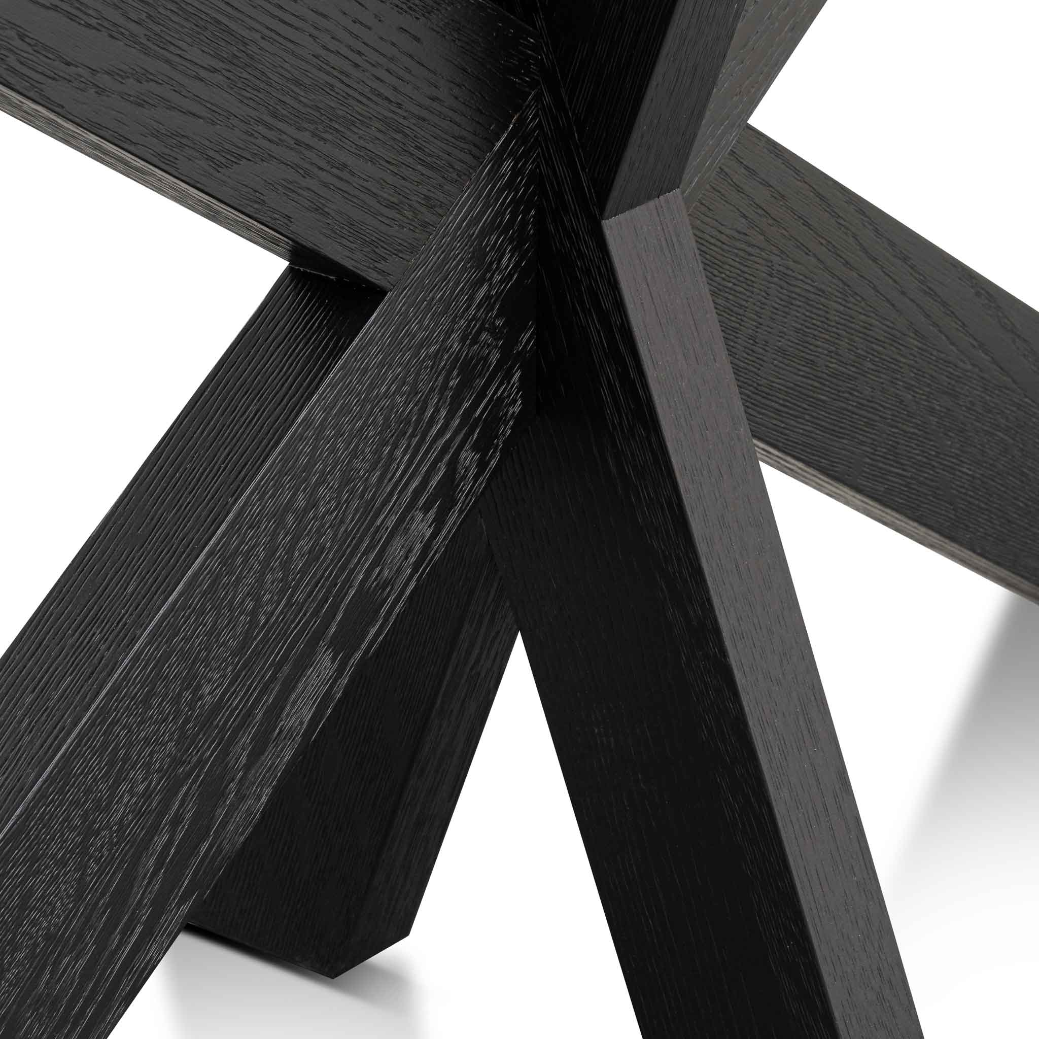 CDT6313-VA 1.6m Console Table - Textured Espresso Black - Image 8