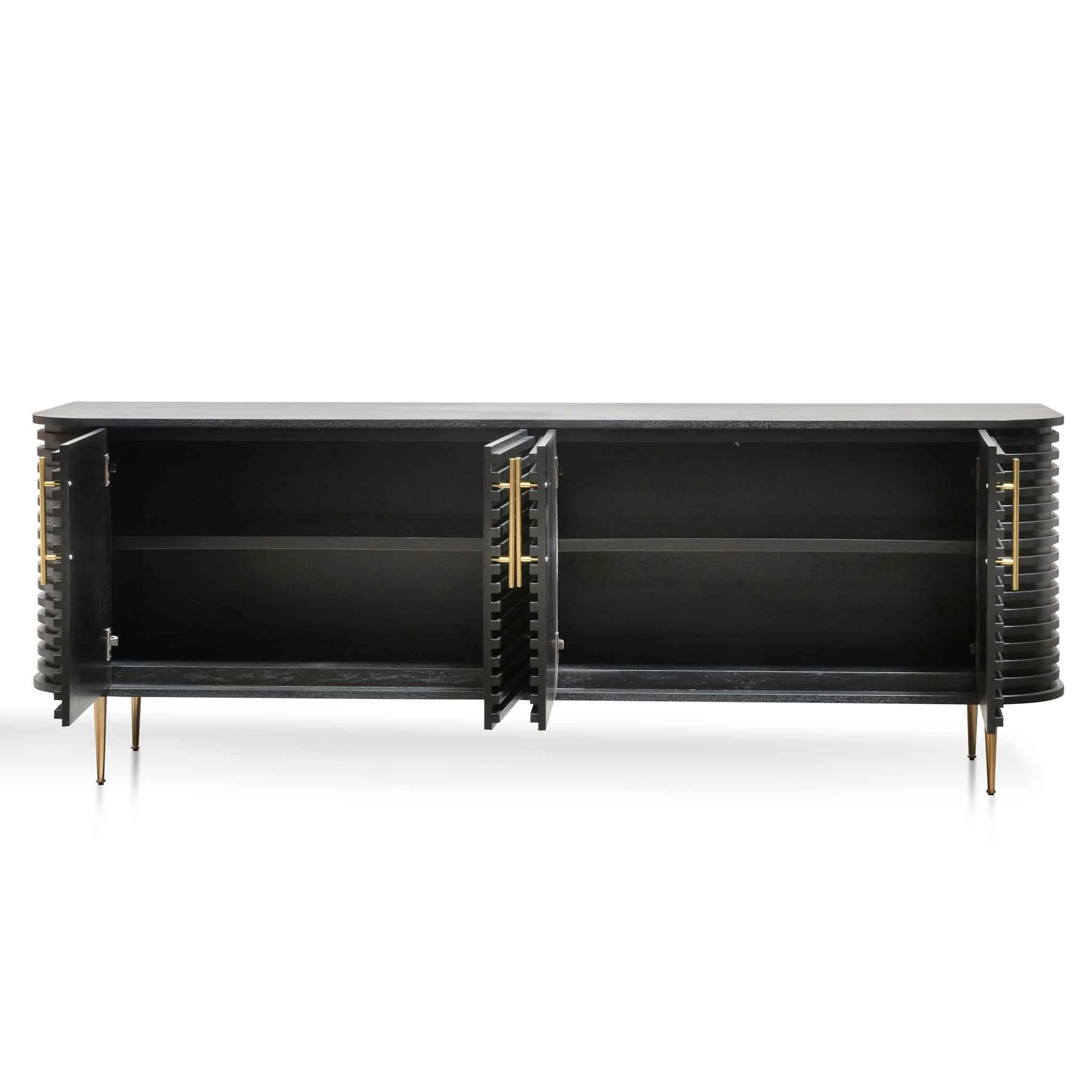 CDT6314-VA 2.2m Buffet Unit - Textured Espresso Black - Image 3