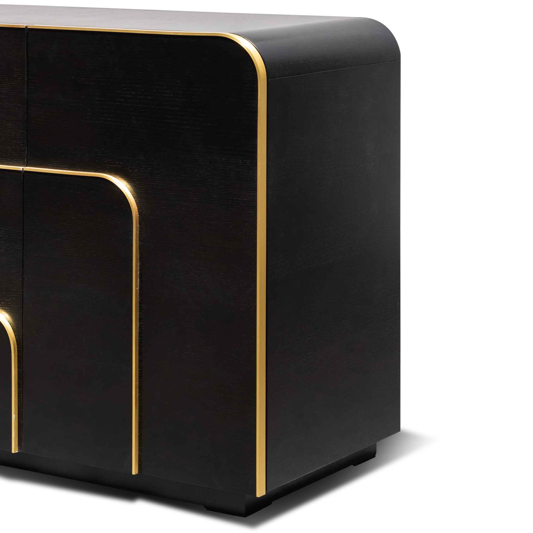 CDT6316-VA 2m Buffet Unit - Textured Espresso Black - Image 6