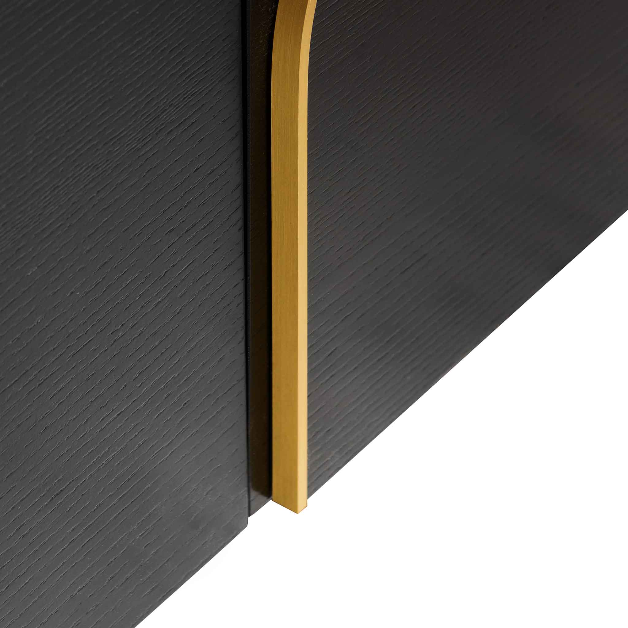 CDT6316-VA 2m Buffet Unit - Textured Espresso Black - Image 7