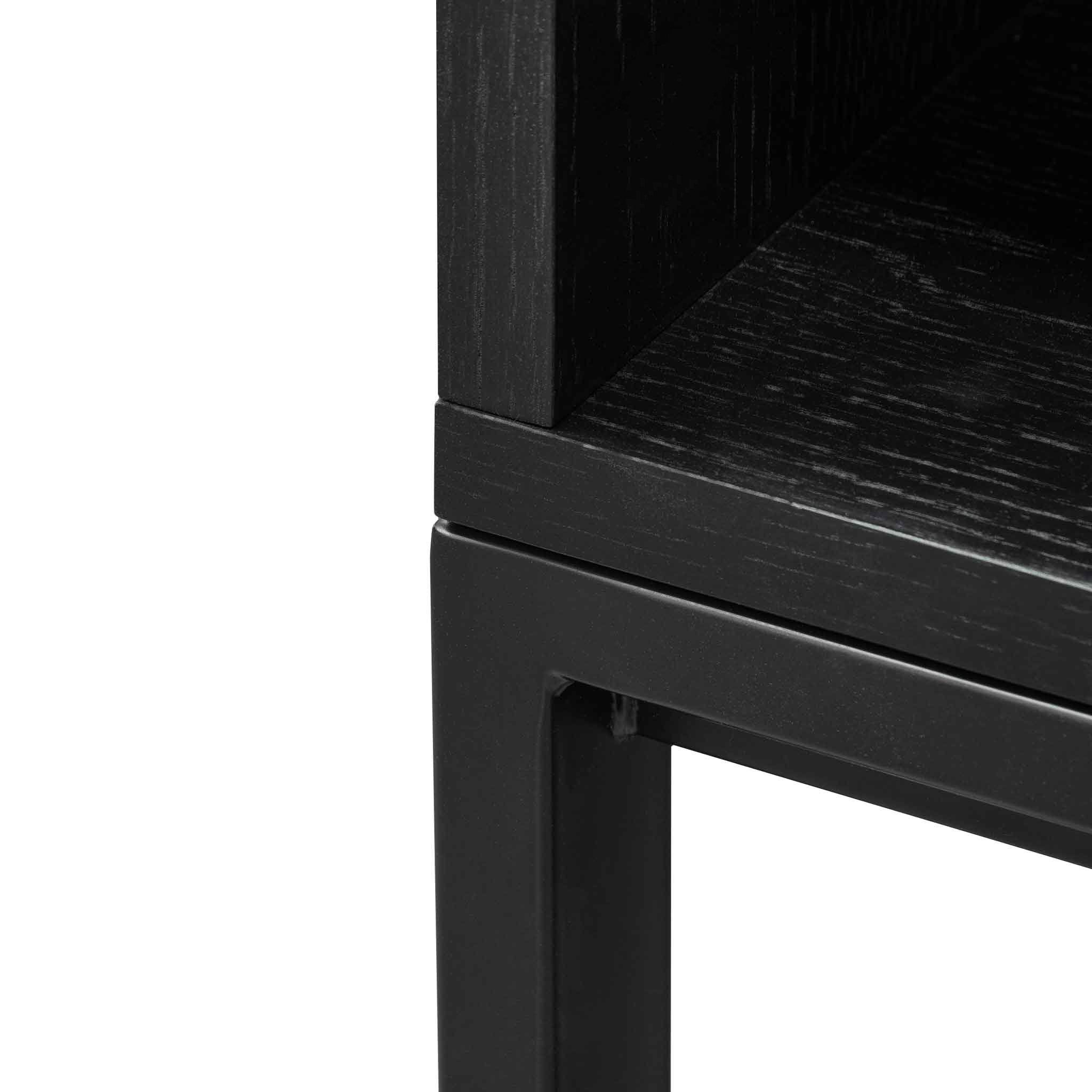 CDT6407-KD Deakin Wooden Bookcase - Black - Image 5