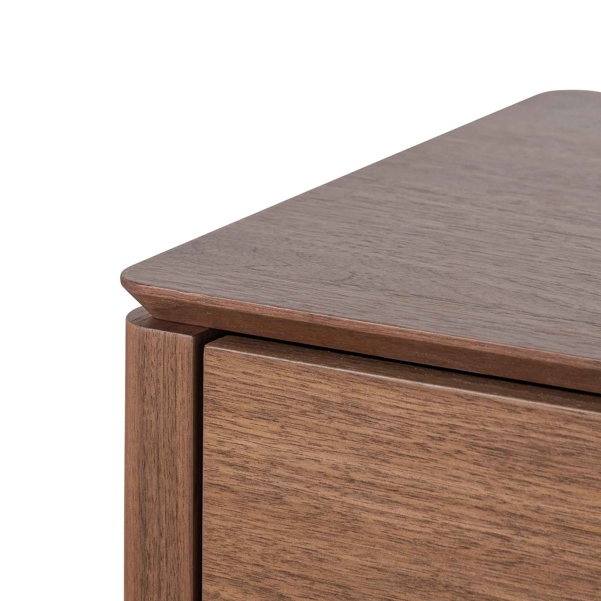 CDT6454-CN 6 Drawers Wooden Chest - Walnut - Image 6