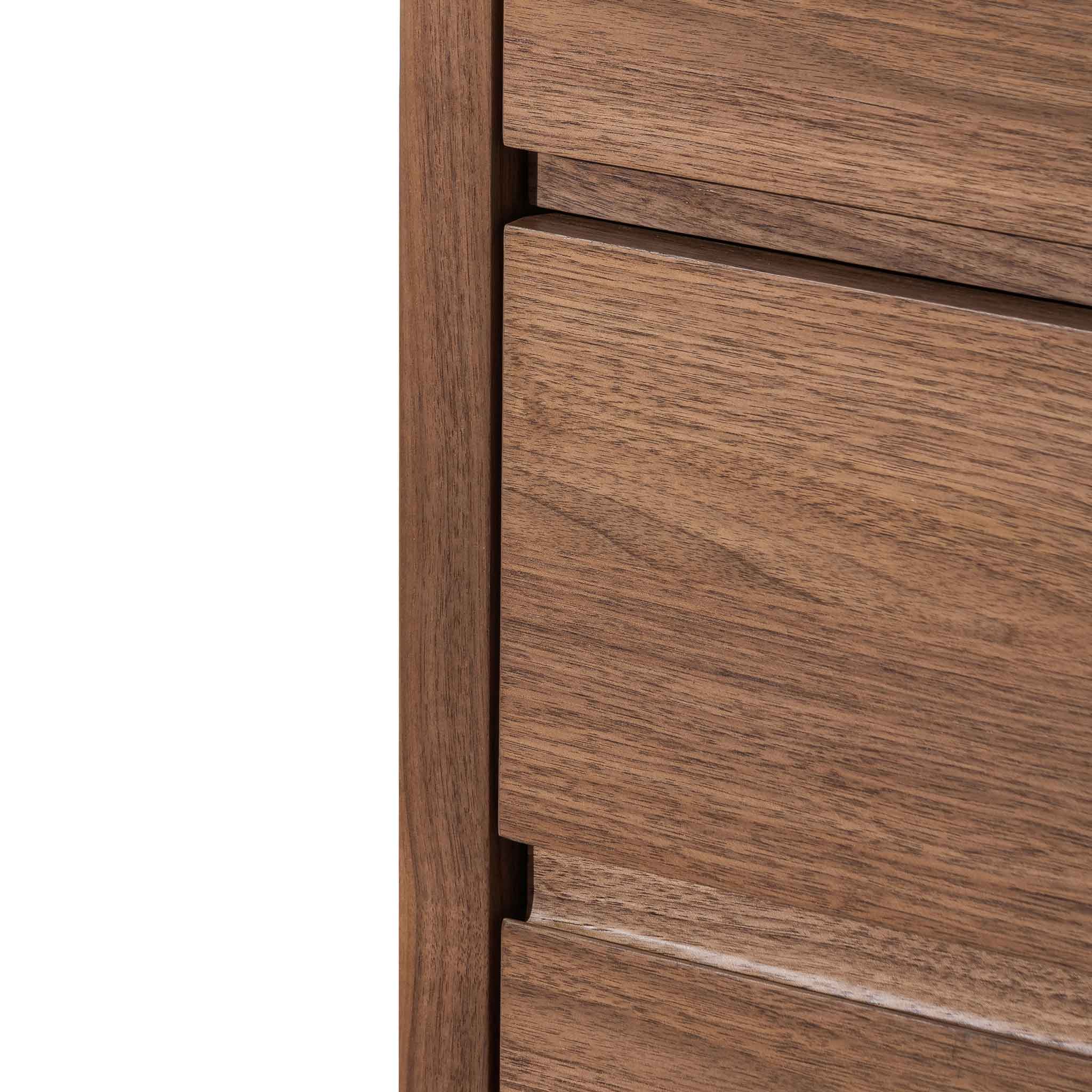 CDT6454-CN 6 Drawers Wooden Chest - Walnut - Image 7