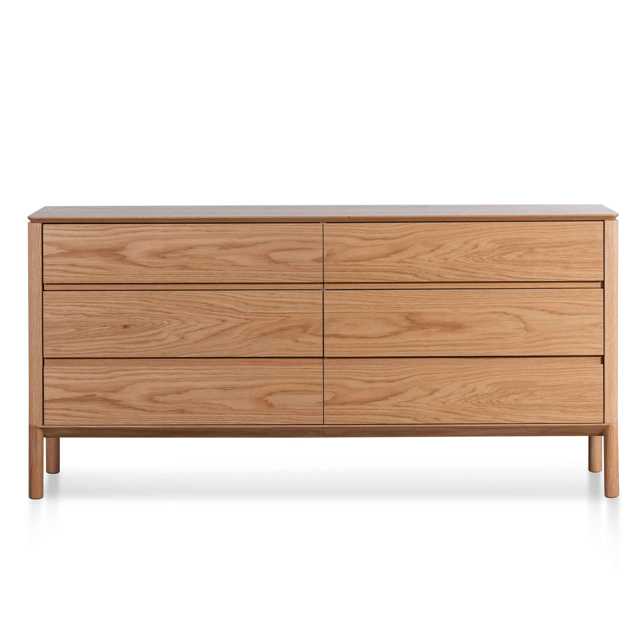 CDT6455-CN 6 Drawers Wooden Chest - Natural - Image 2