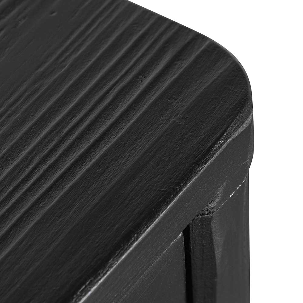 CDT6475-NI 1.7m Wooden Buffet Unit - Full Black - Image 8