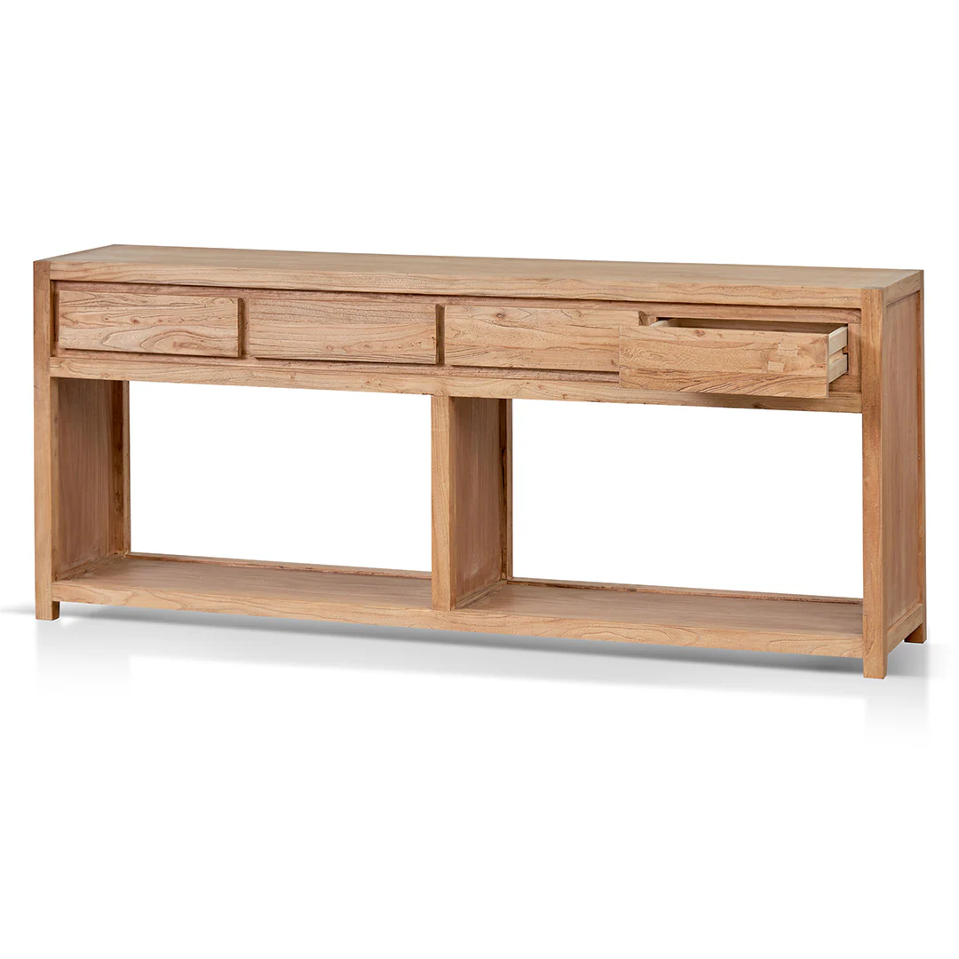 CDT6487 Reclaimed 1.8m Console Table - Natural - Image 5