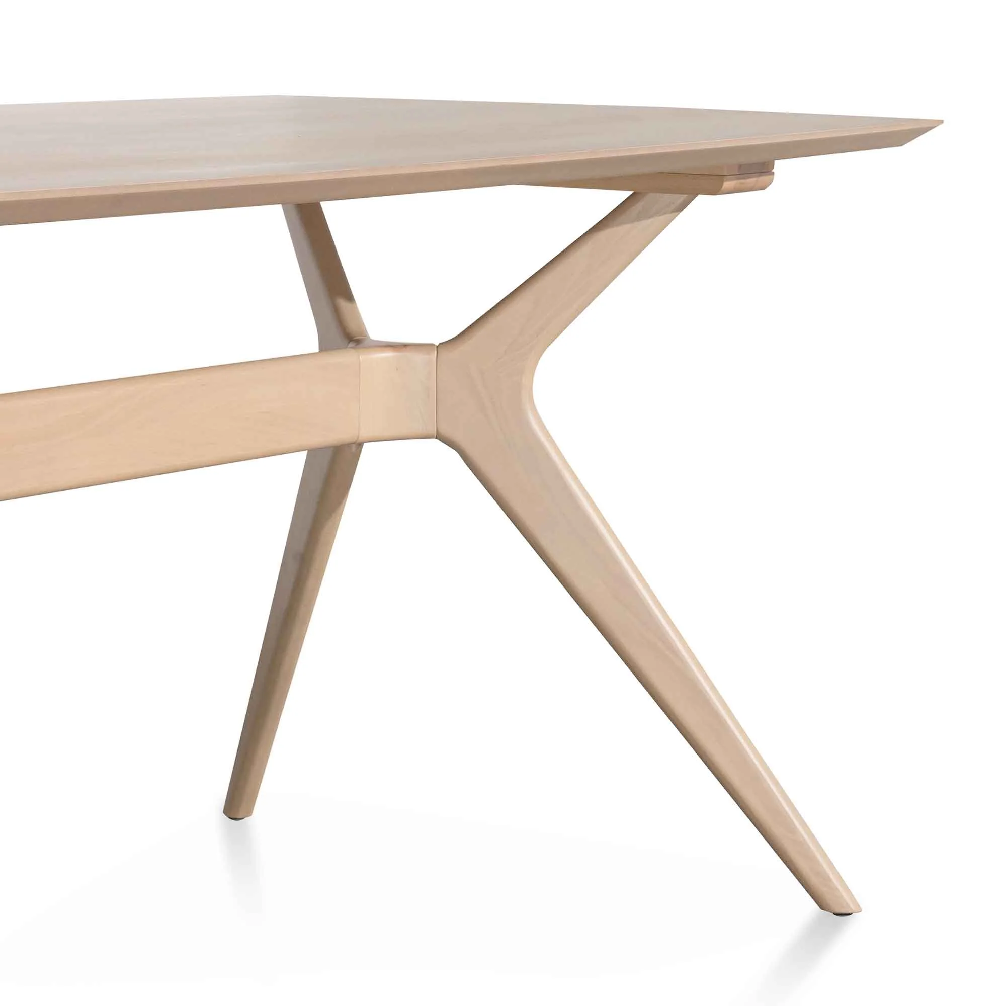 CDT6501-VN 1.85m Dining Table - Pale Oak - Image 9
