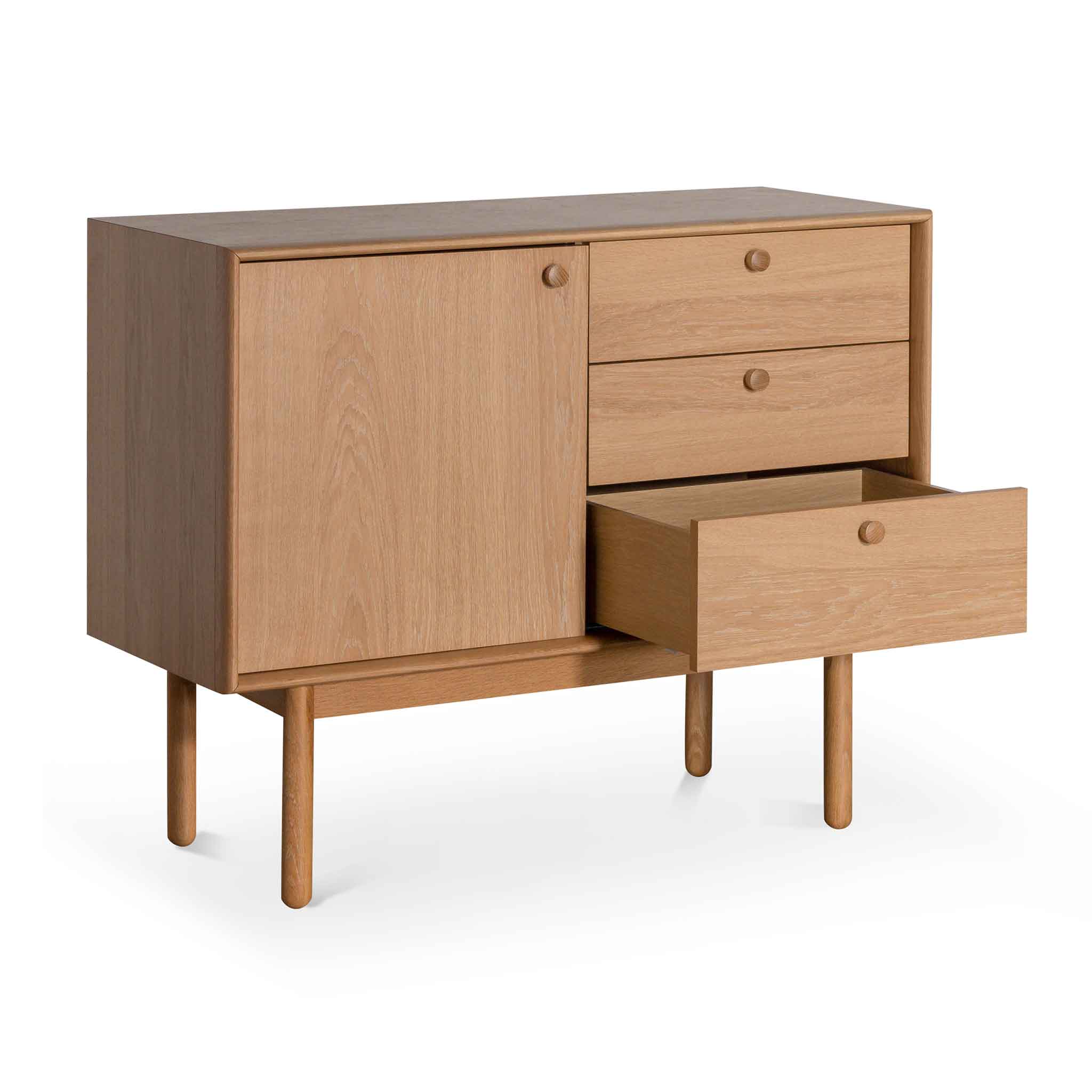 CDT6641-VN Narrow Wooden Sideboard and Buffet - Natural - Image 4