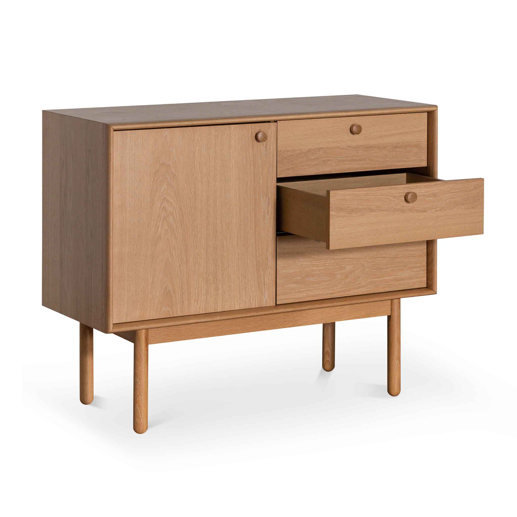 CDT6641-VN Narrow Wooden Sideboard and Buffet - Natural - Image 5