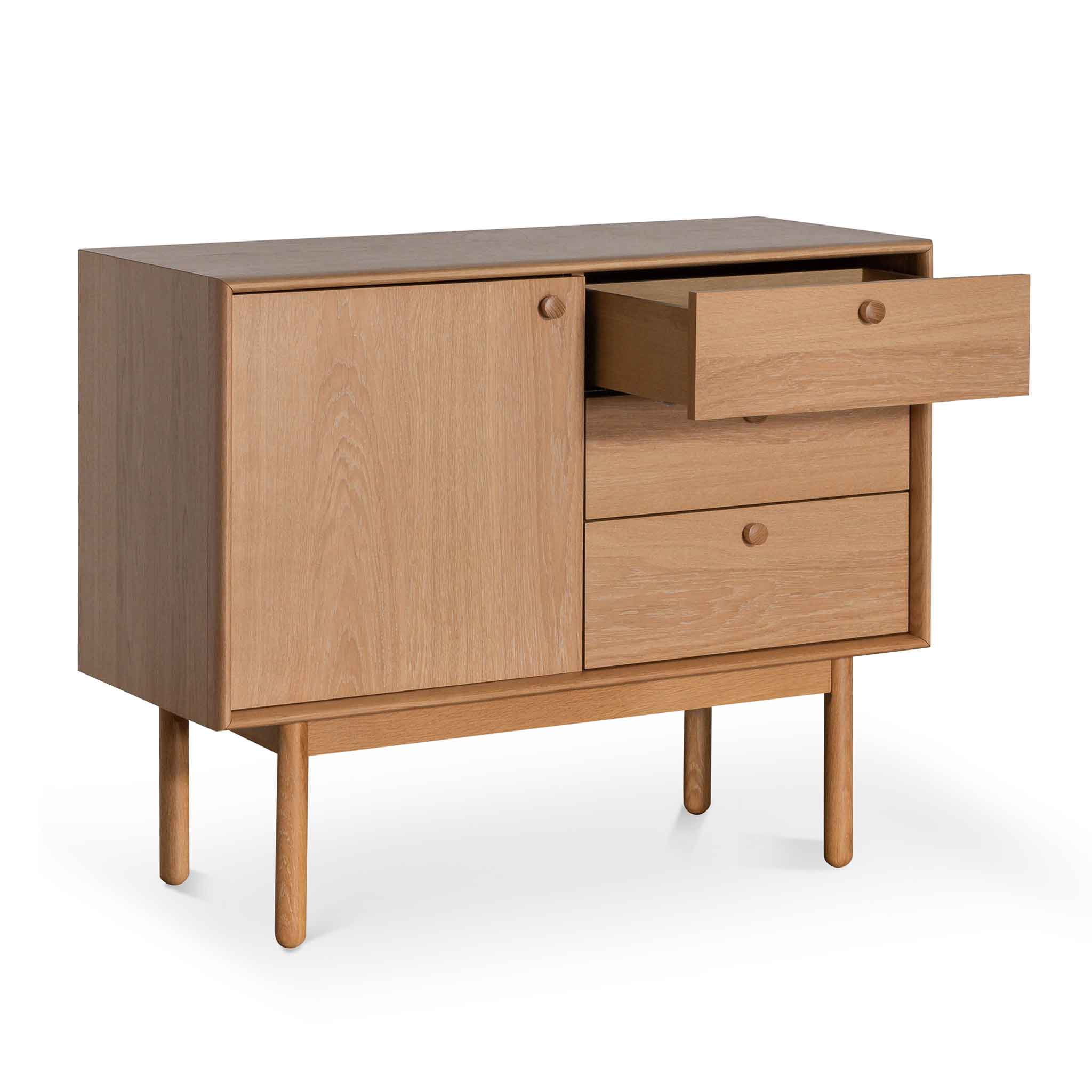 CDT6641-VN Narrow Wooden Sideboard and Buffet - Natural - Image 6