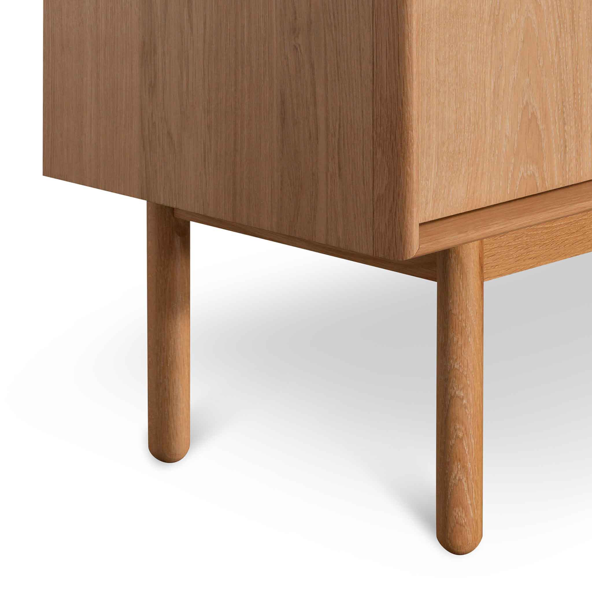 CDT6641-VN Narrow Wooden Sideboard and Buffet - Natural - Image 9