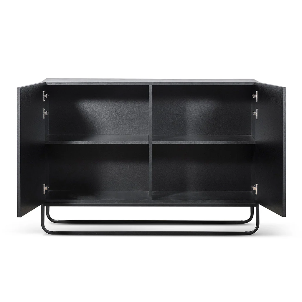 CDT6712-CN 1.2m Wooden Sideboard - Black - Image 3