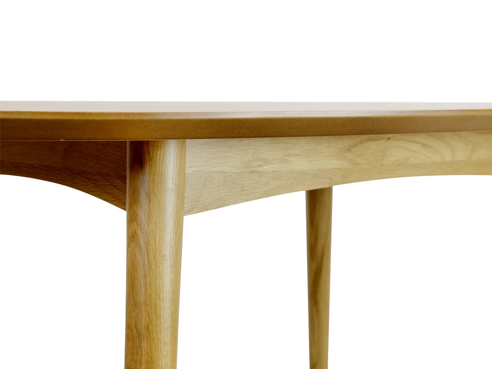 CDT782-VN 1.3m Fixed Dining Table - Natural - Image 4
