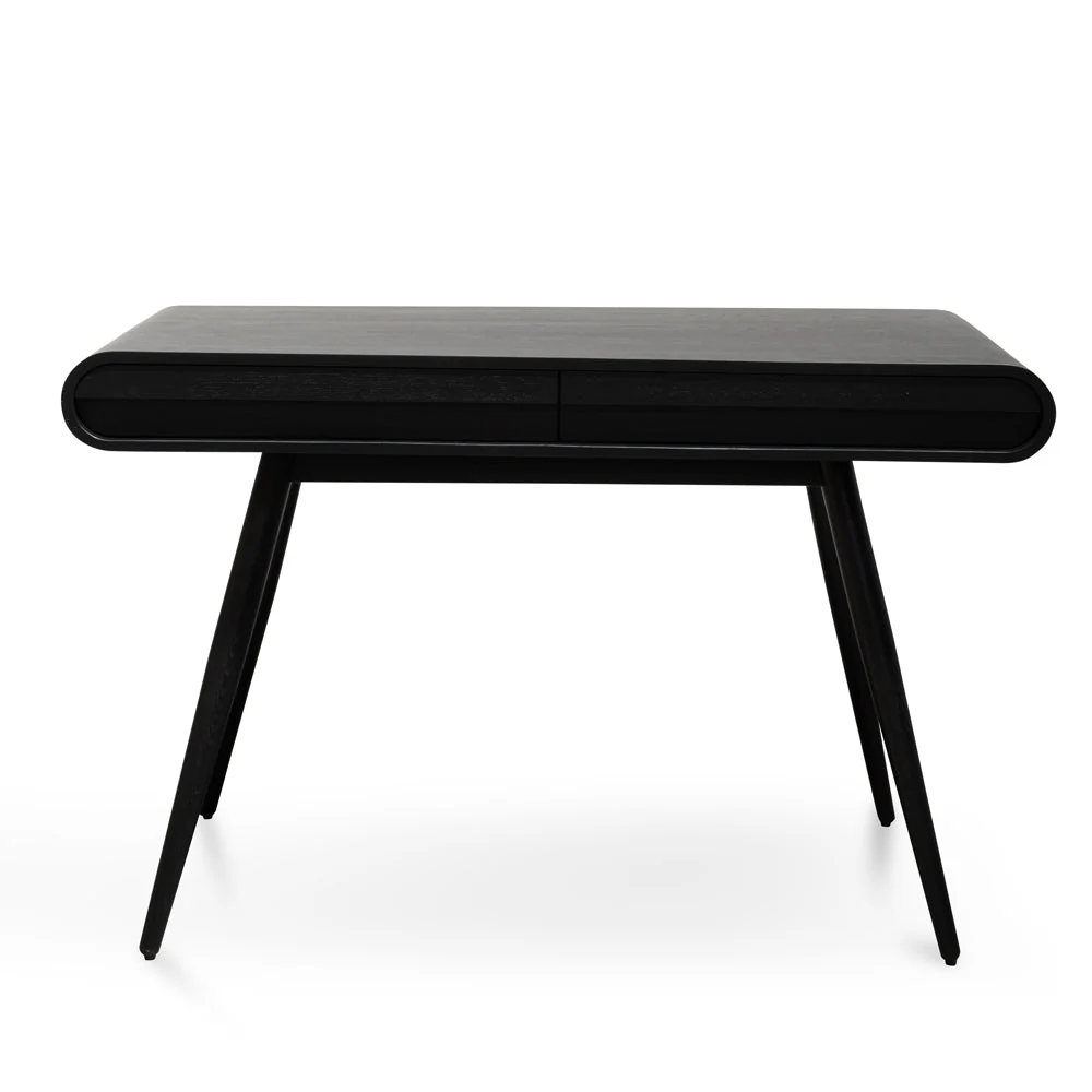CDT8043-DR Narrow Wood Console Table - Black 75cm (H) - Image 2