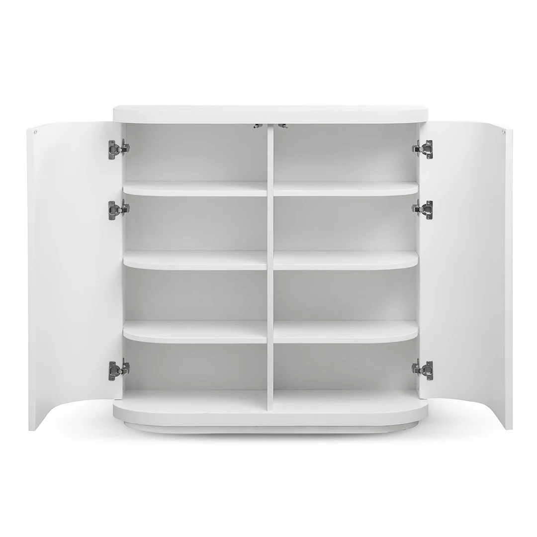 CDT8049-DW 100cm Wooden Storage Cabinet - White - Image 3