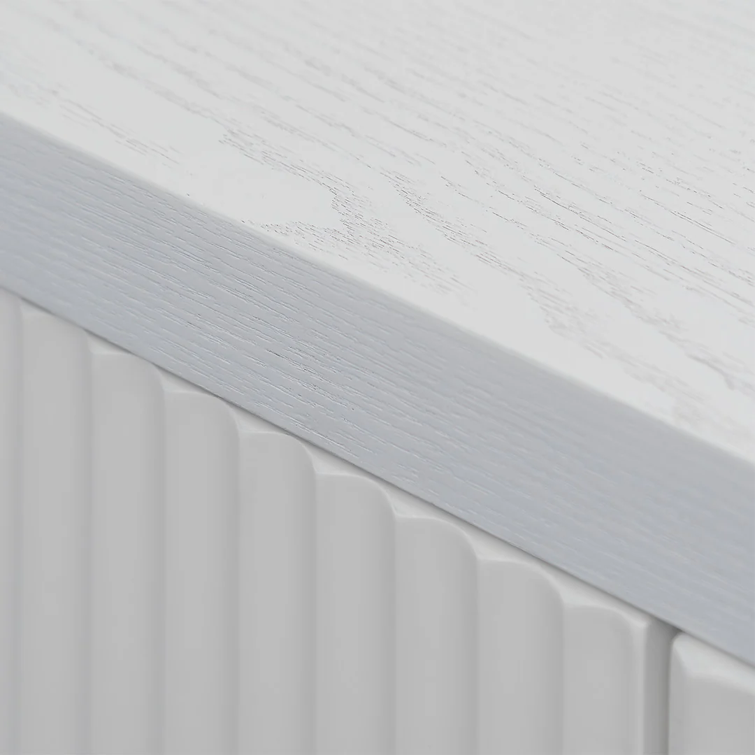 CDT8049-DW 100cm Wooden Storage Cabinet - White - Image 6
