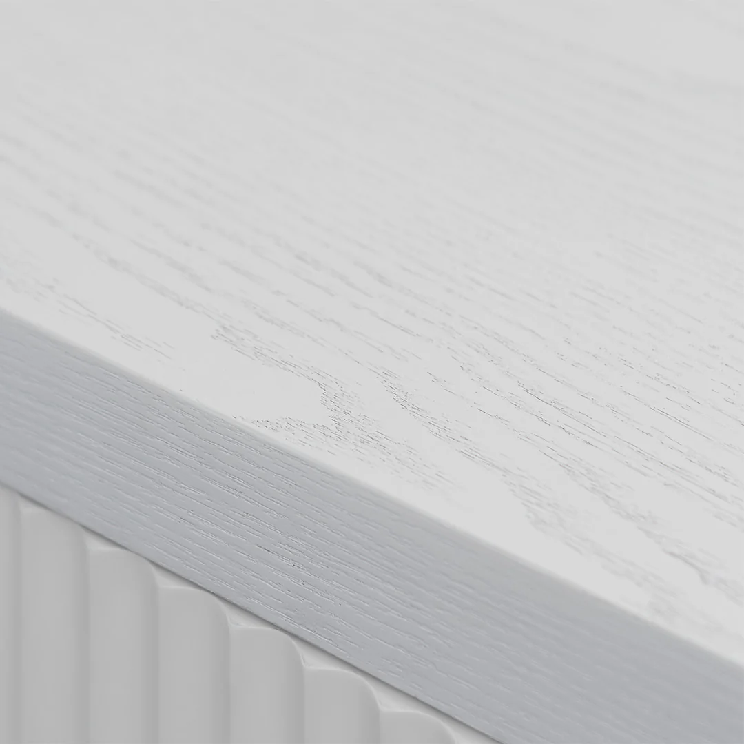 CDT8049-DW 100cm Wooden Storage Cabinet - White - Image 7