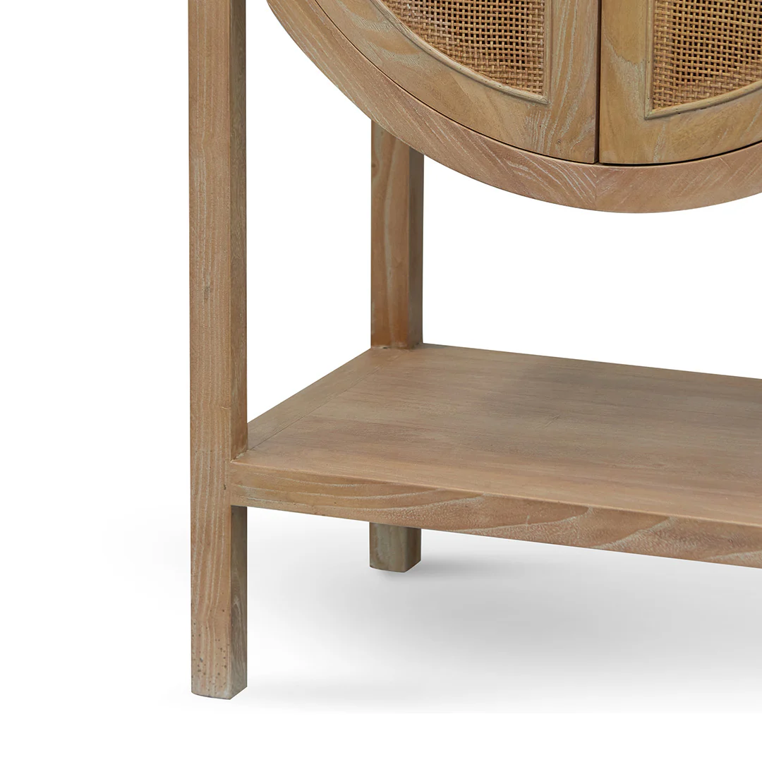 CDT8138-NI 65.5cm Rattan Door Cabinet - Natural - Image 9