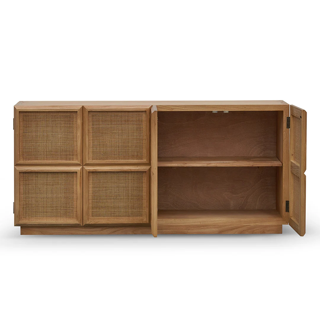 CDT8139-NI 1.8m Rattan Door Sideboard - Natural - Image 7