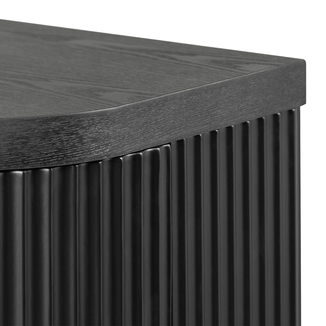 CDT8209-DW 100cm Wooden Storage Cabinet - Black - Image 4