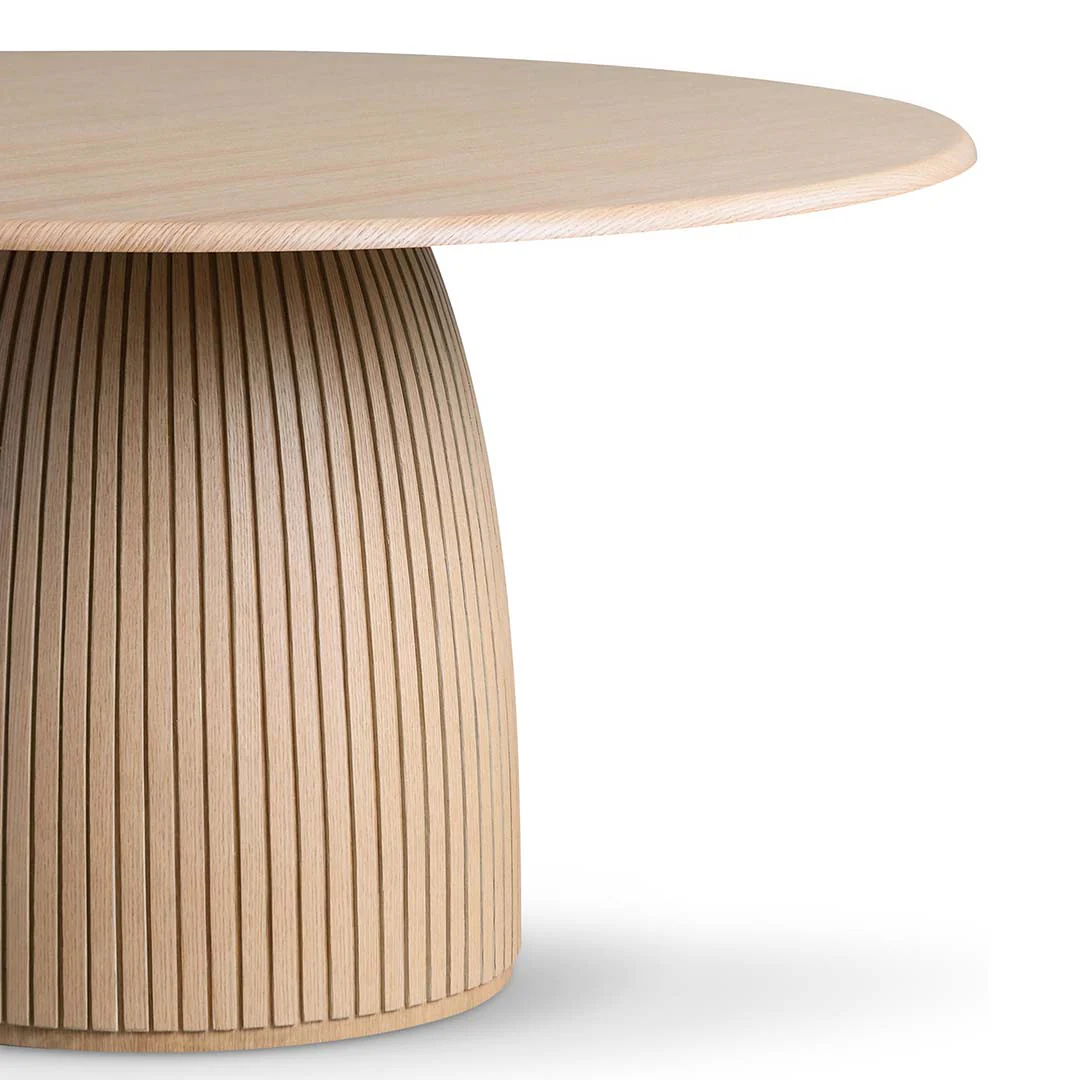 CDT8233-DW 1.4m Round Dining Table - Natural - Image 4
