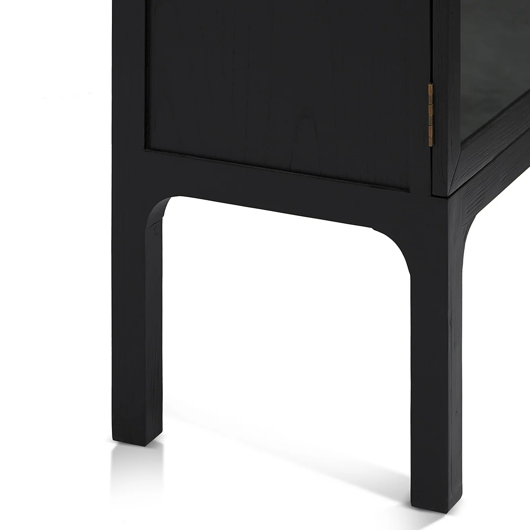 CDT8298-NI Glass Cabinet - Full Black - Image 10