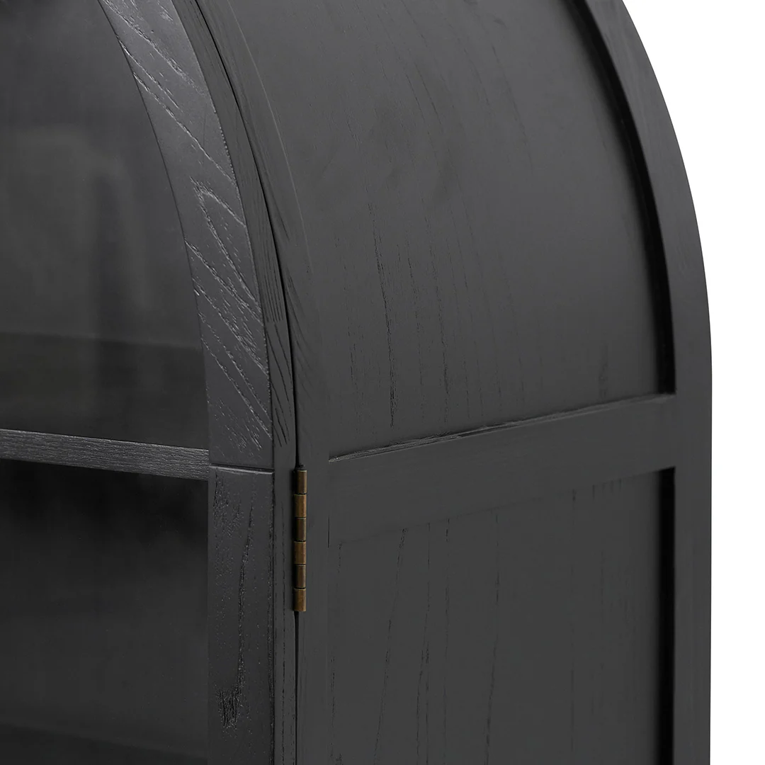 CDT8298-NI Glass Cabinet - Full Black - Image 8