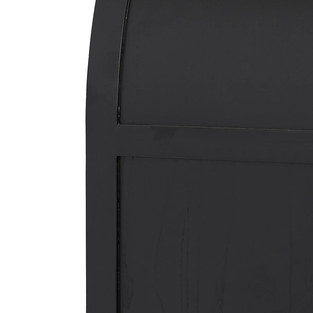 CDT8298-NI Glass Cabinet - Full Black - Image 9