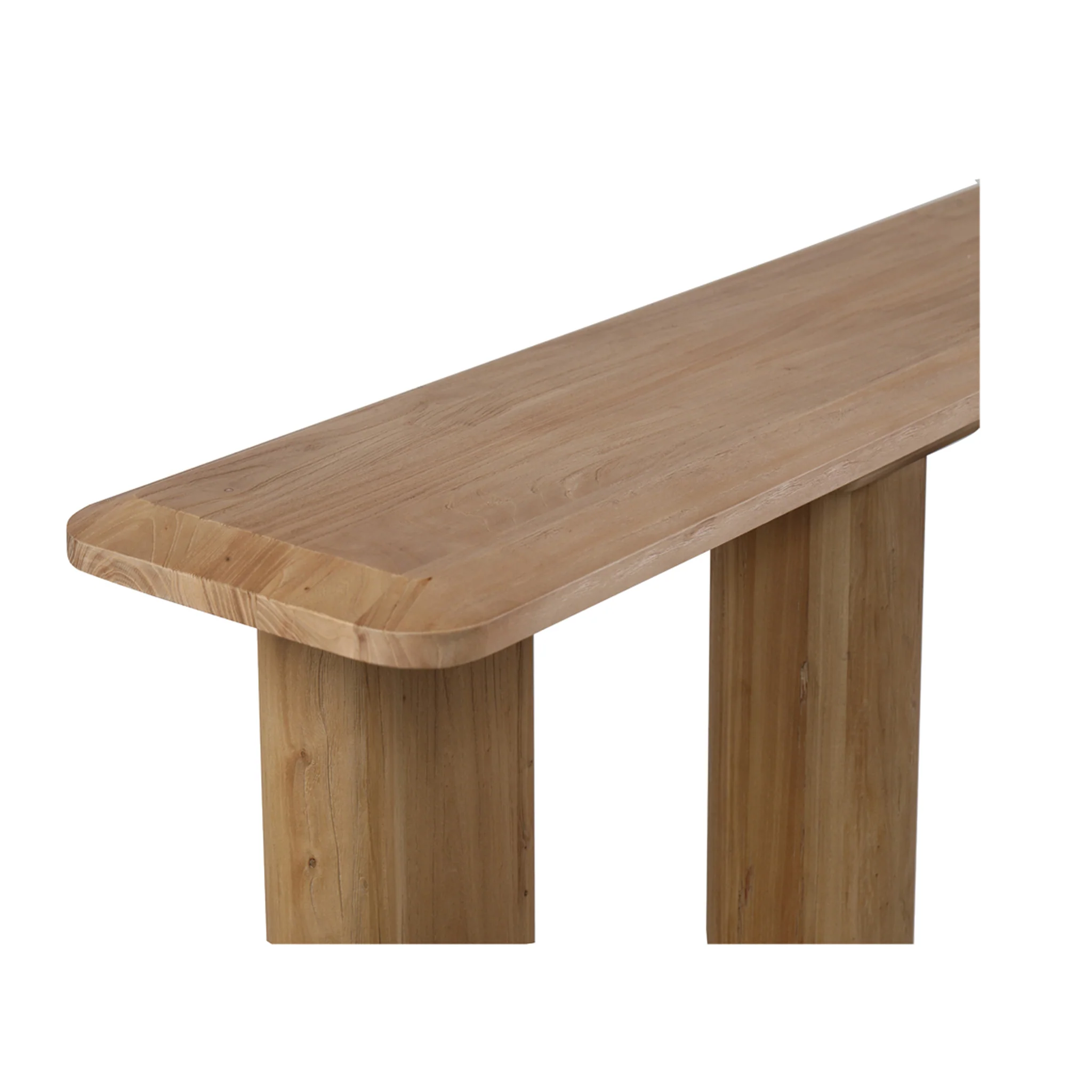 CDT8299-NI 1.6m Wooden Console Table - Natural - Image 4