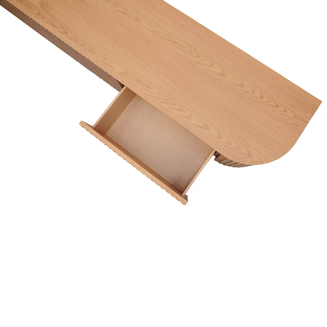 CTV8308-CN 2.4m TV Entertainment Unit - Natural Oak - Image 8