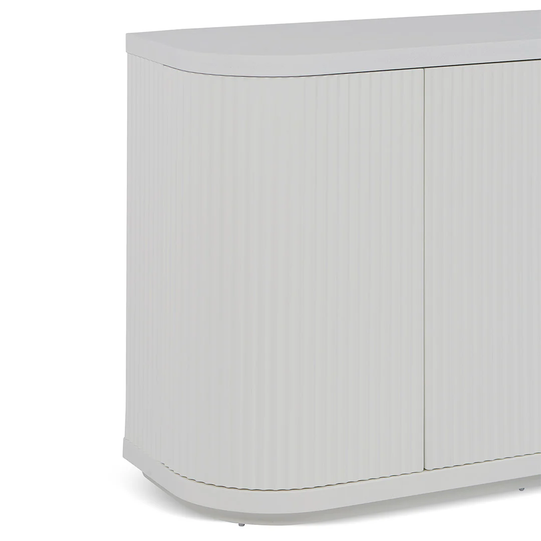 CDT8339-DW 1.6m Veneer Top Buffet Unit - Full White - Image 3