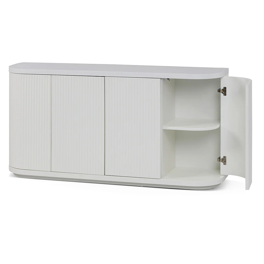 CDT8339-DW 1.6m Veneer Top Buffet Unit - Full White - Image 7