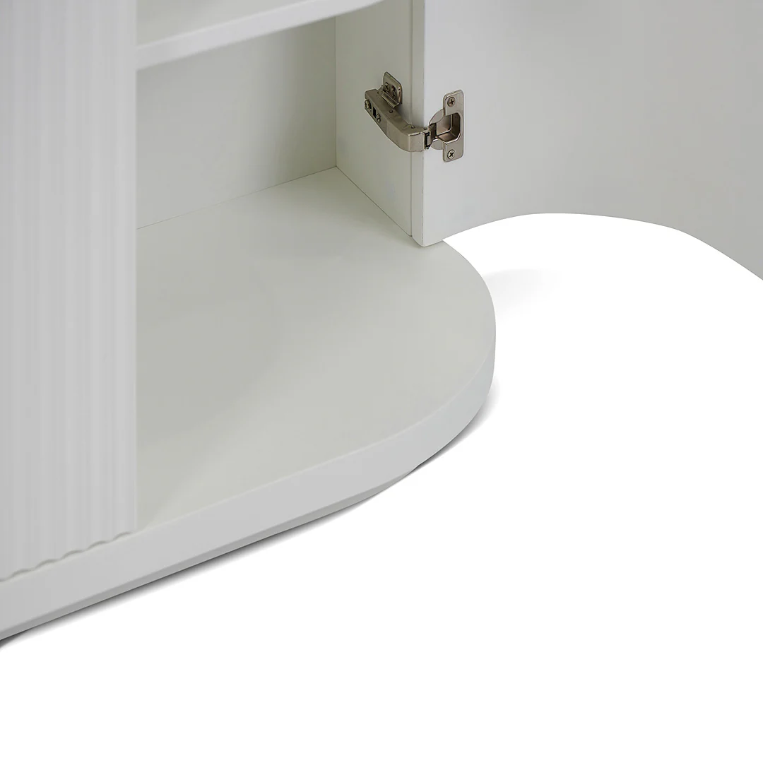 CDT8339-DW 1.6m Veneer Top Buffet Unit - Full White - Image 8