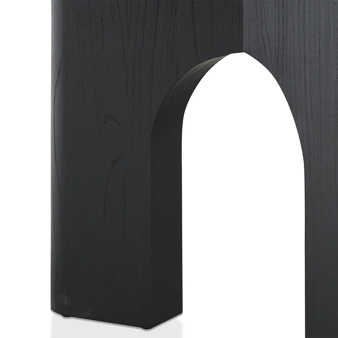 CDT8404-NI 2.8m oval dining table - Black - Image 8
