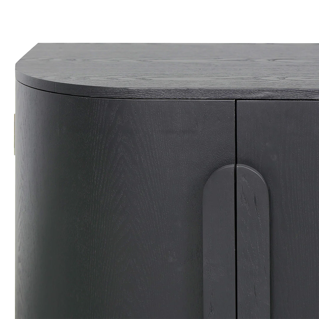 CDT8407-NI 1.6m Sideboard - Full Black - Image 9