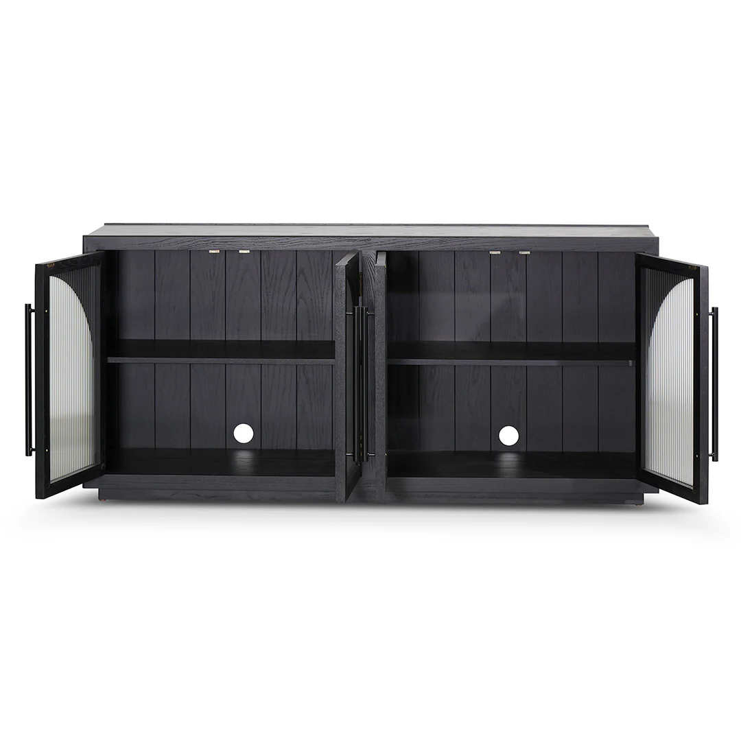 CDT8411-NI 1.78m Sideboard Unit - Full Black - Image 3