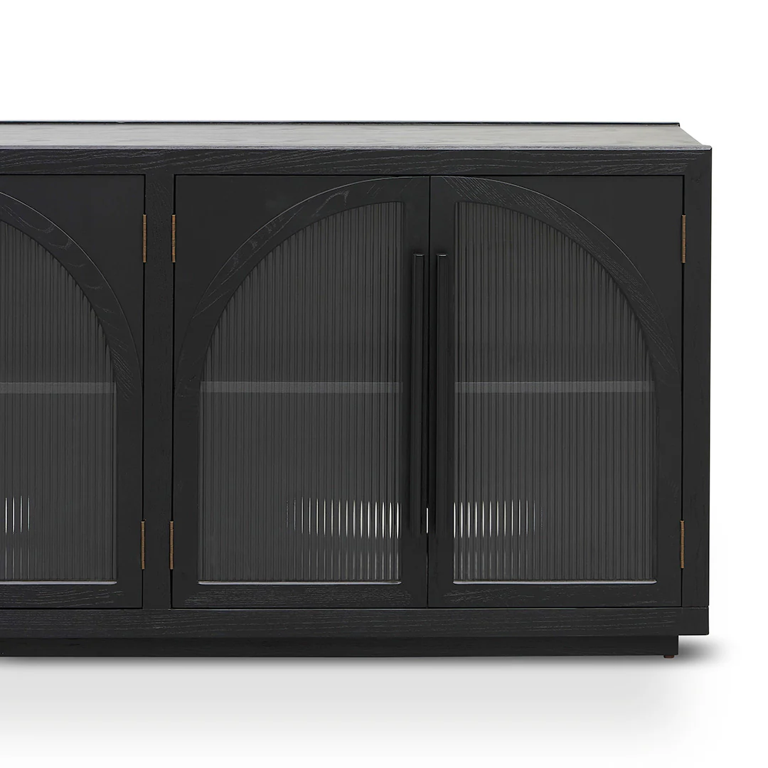 CDT8411-NI 1.78m Sideboard Unit - Full Black - Image 5