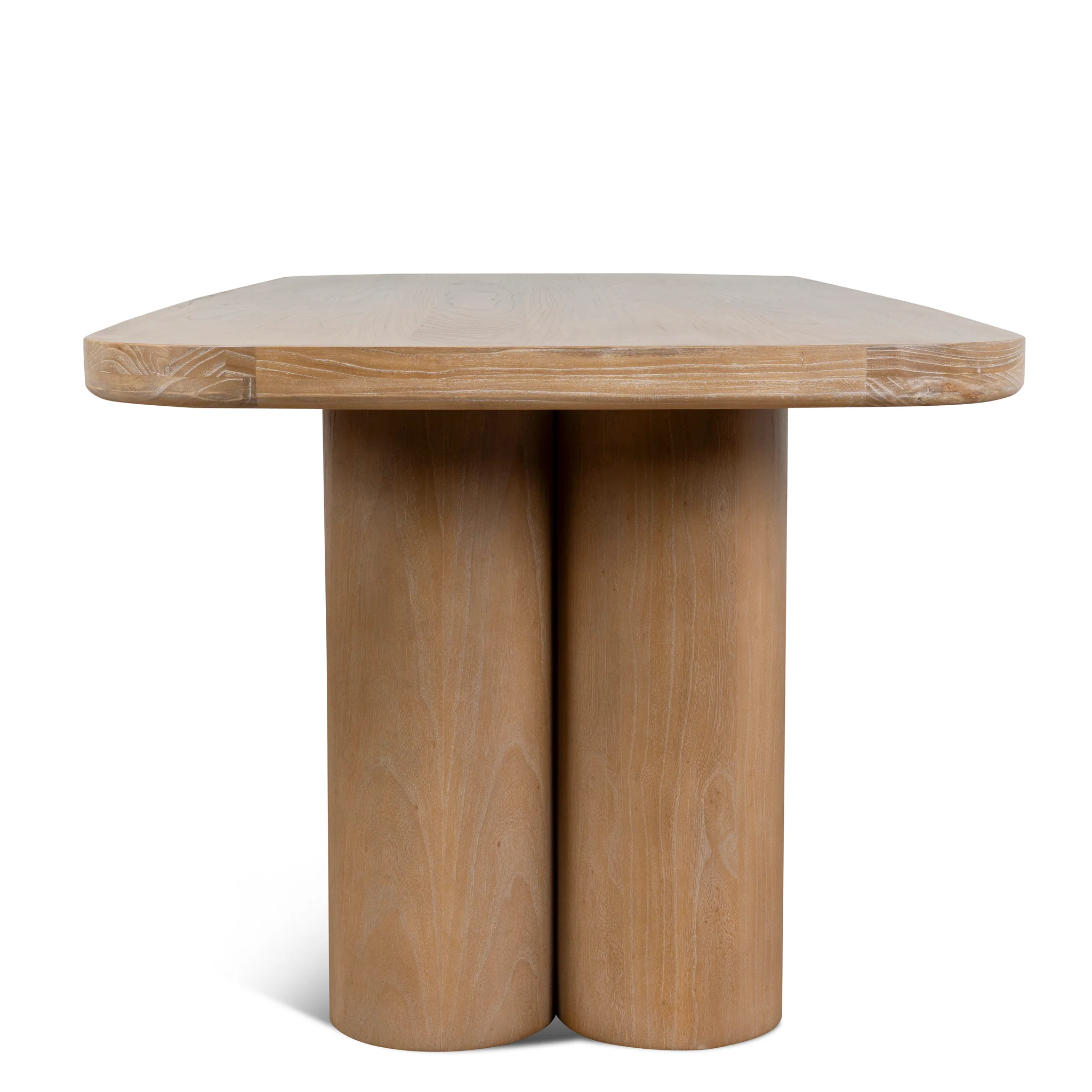 CDT8413-NI 2.4m Elm Dining Table - Light Natural - Image 14