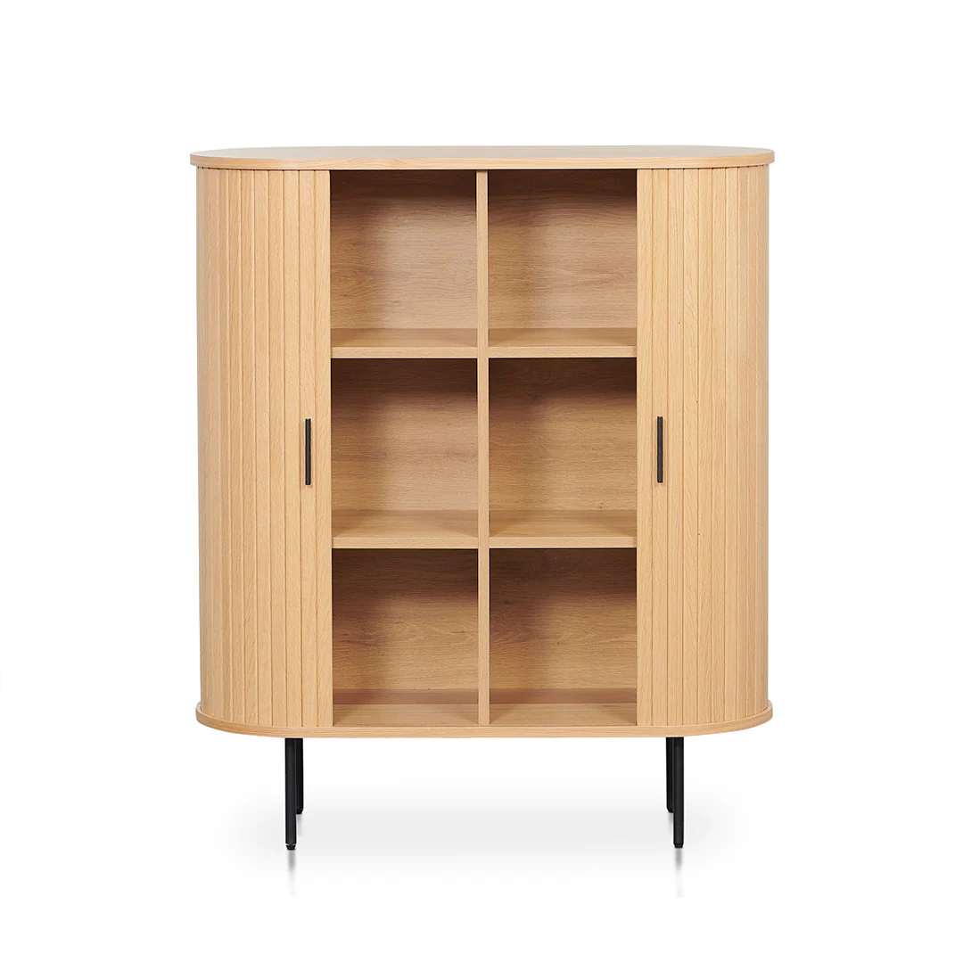 CDT8438-KD 1.18 (H) Wooden Storage Cabinet - Natural - Image 3