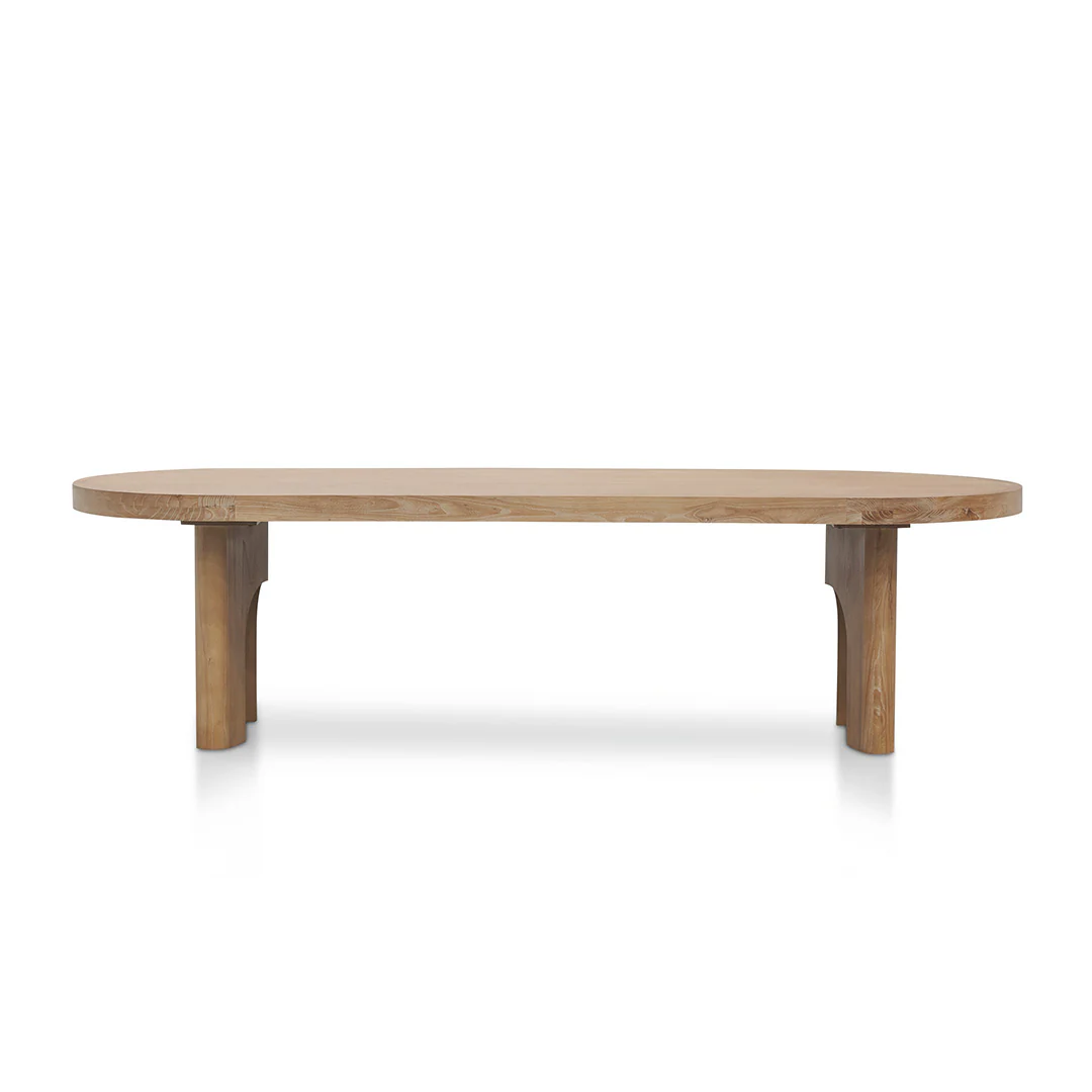 CDT8508-NI 2.8m oval dining table - Natural - Image 3