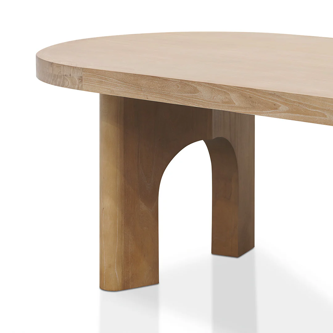 CDT8508-NI 2.8m oval dining table - Natural - Image 6